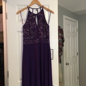 Purple gown